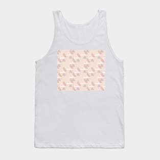 Blush rose gold triangles Tank Top